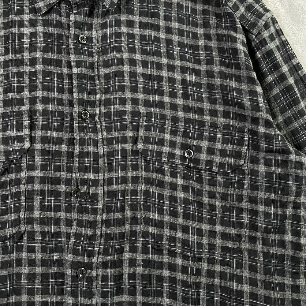 Ralph Lauren Men's Dress SHirt Black Plaid Size XL Lightweight Business Casual - Picture 5 of 15